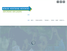 Tablet Screenshot of newarkmentoring.org